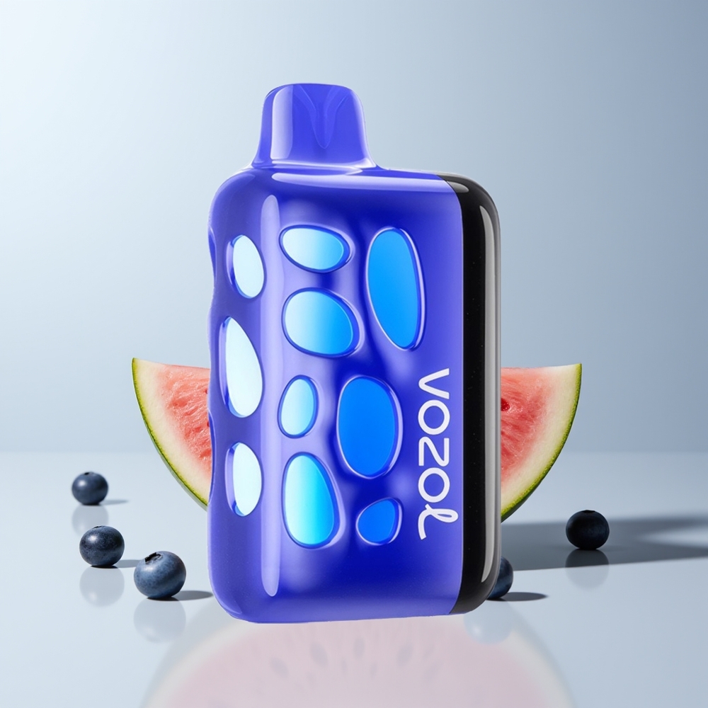 VOZOL RAVE 40000 Puffs Blauwe Bes Watermeloen Vibrant Glow Beat-Synced