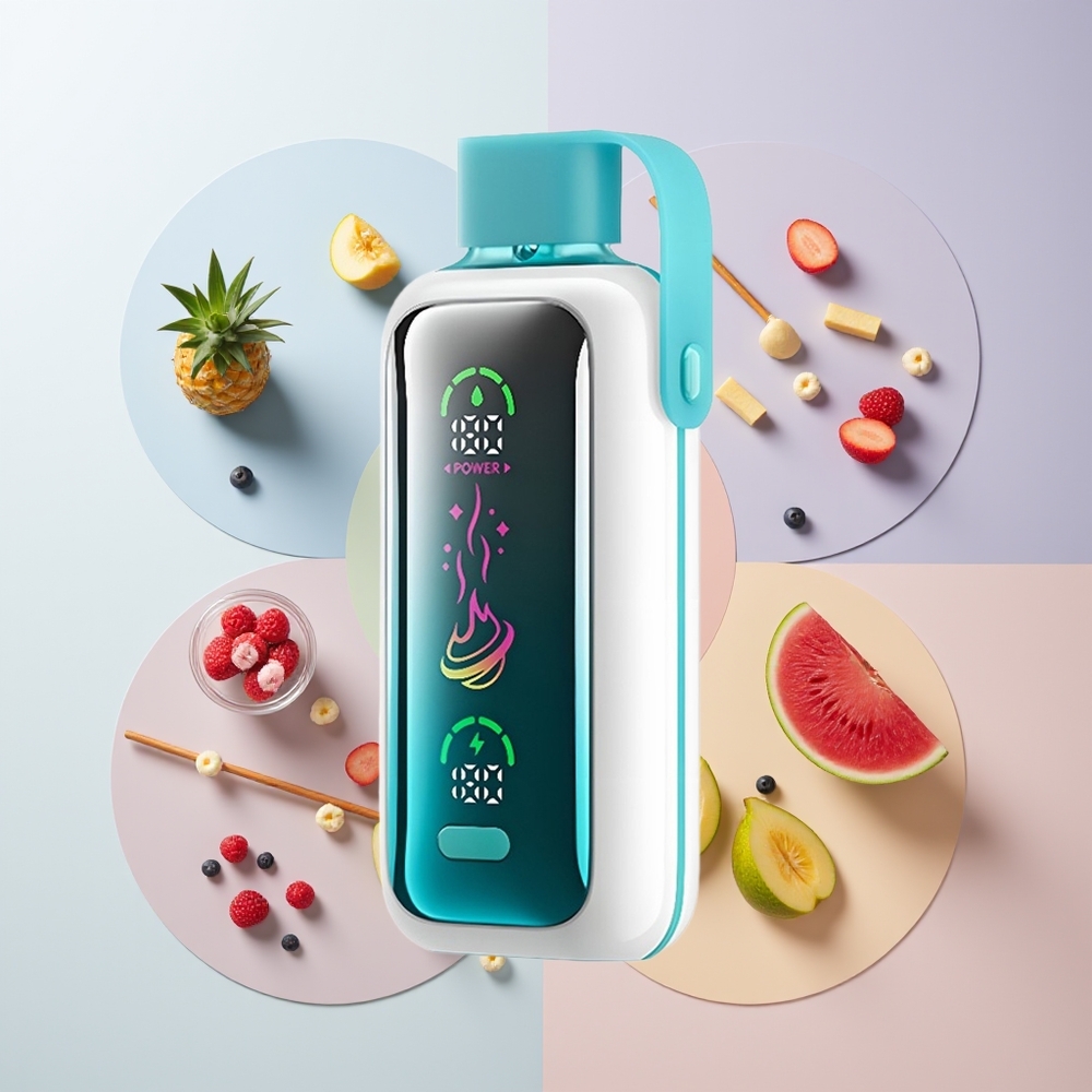 VOZOL Star 20000 Puffs Framboos Appel Watermeloen Ananas Dual Mesh 650mAh