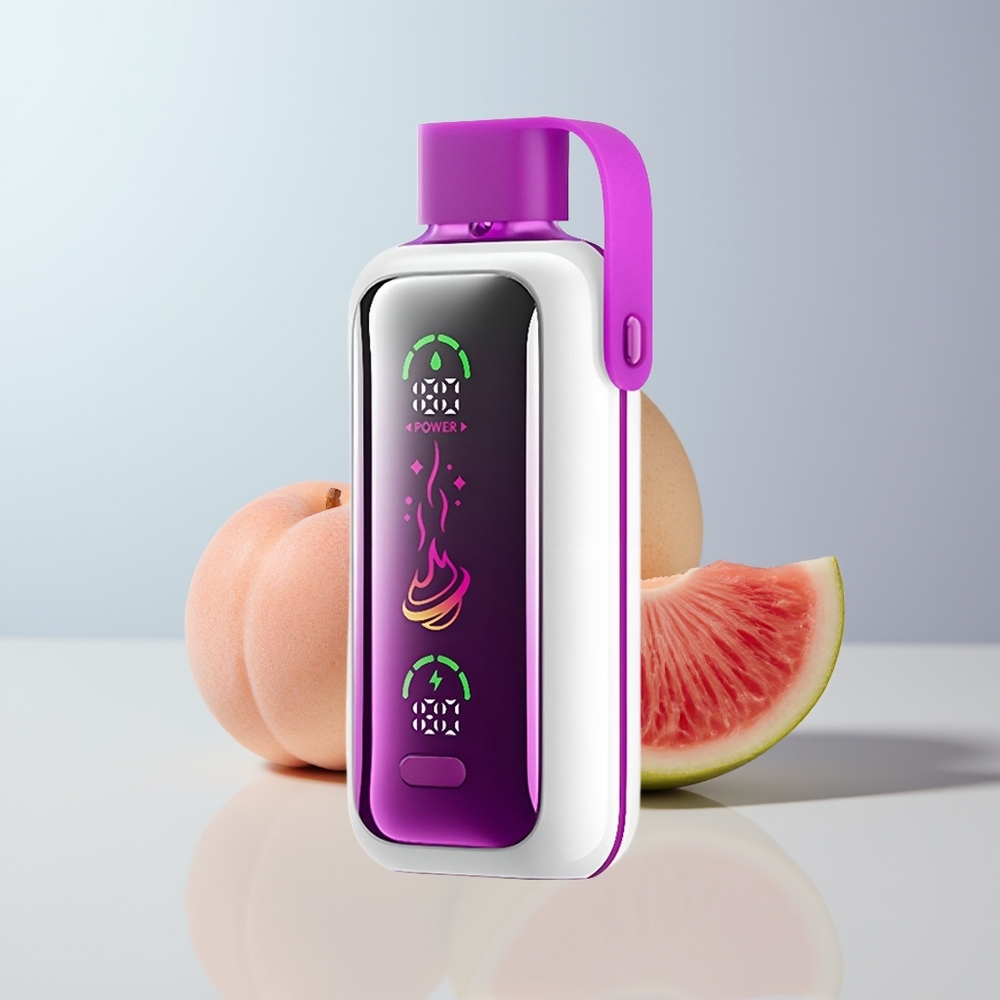 VOZOL Star 20000 Puffs Perzik Mango Watermeloen HD Spiegel Scherm Dual Mesh