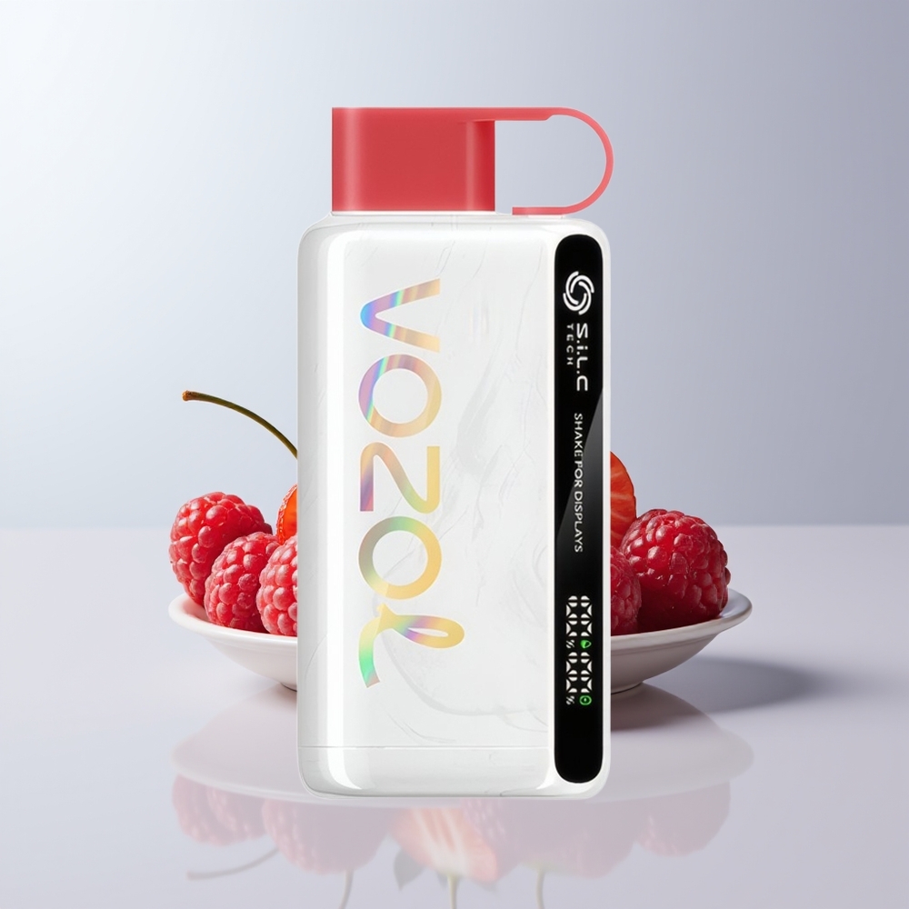 VOZOL STAR 9000/12000 Puffs Aardbei Framboos Kers Recycled Plastic Snel Opladen