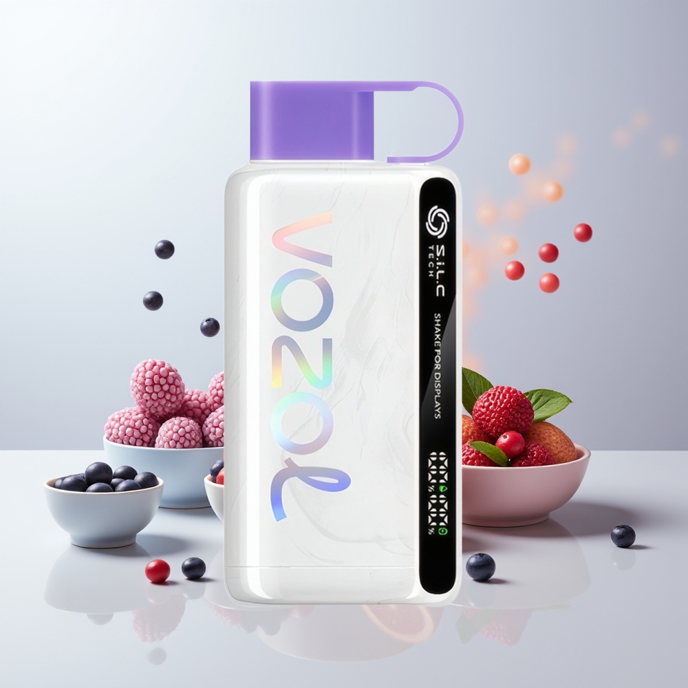 VOZOL STAR 9000/12000 Puffs Gemengde Bessen Recycled Plastic Snelle Oplading