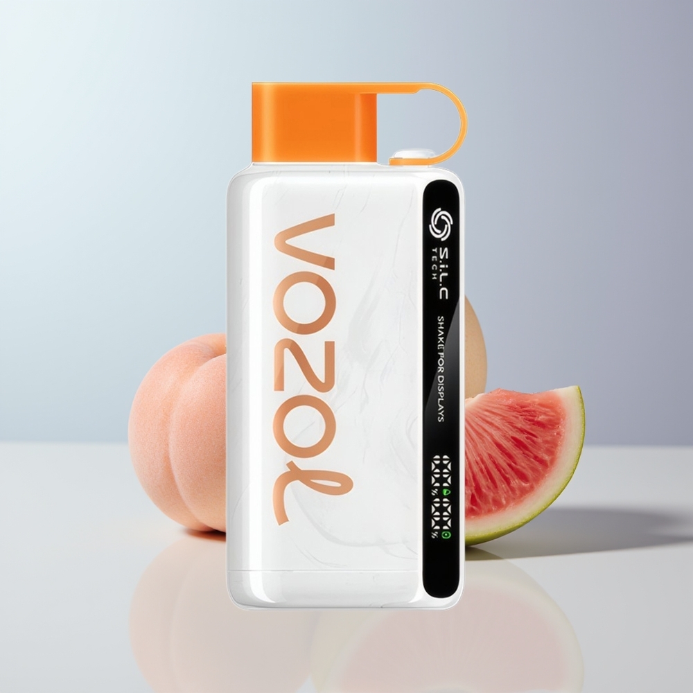 VOZOL STAR 9000/12000 Puffs Perzik Mango Watermelon Met Snelle Oplading en Gerecycled Plastic