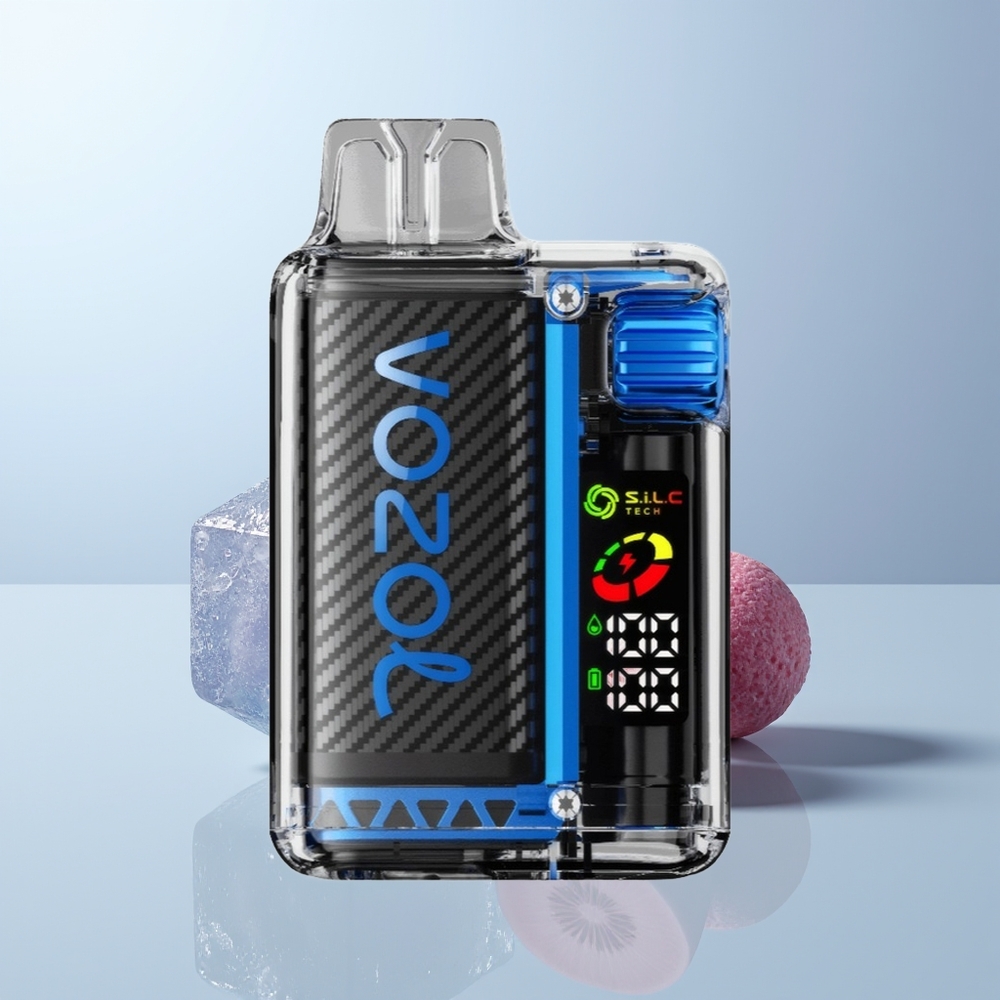VOZOL Vista 20000 Puffs Blauwe Framboos IJs met OLED-scherm en 6-watt aanpassing