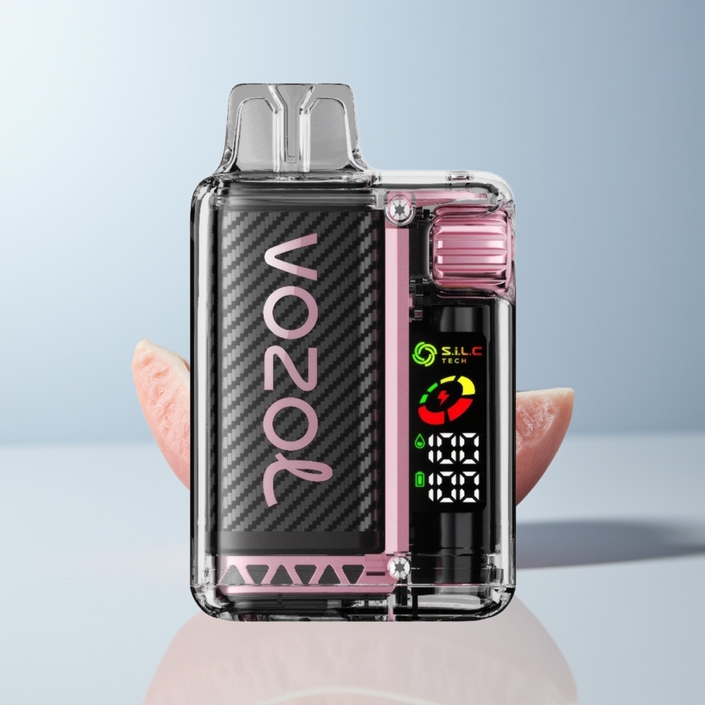 VOZOL Vista 20000 Puffs Perzik IJs met OLED-scherm en 6-watt aanpassing
