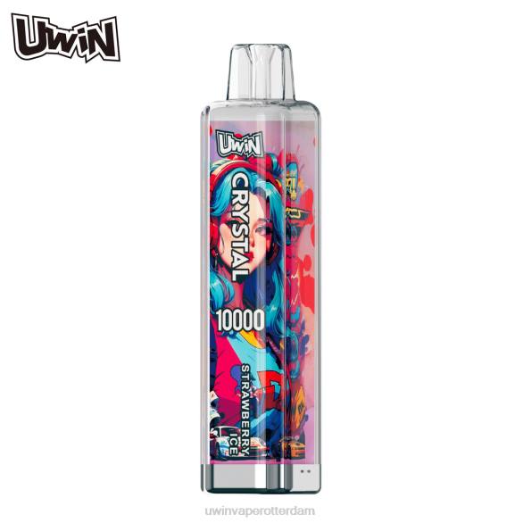 UWIN CRYSTAL 10000 wegwerpvape aardbeien ijs 8X609 - Uwin Vape Elektronische Sigaret