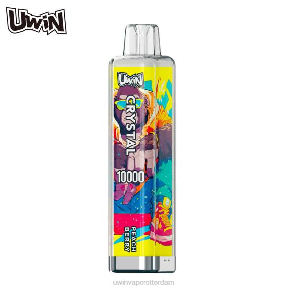 UWIN CRYSTAL 10000 wegwerpvape perzik bes 8X6012 - Uwin Vape Rotterdam