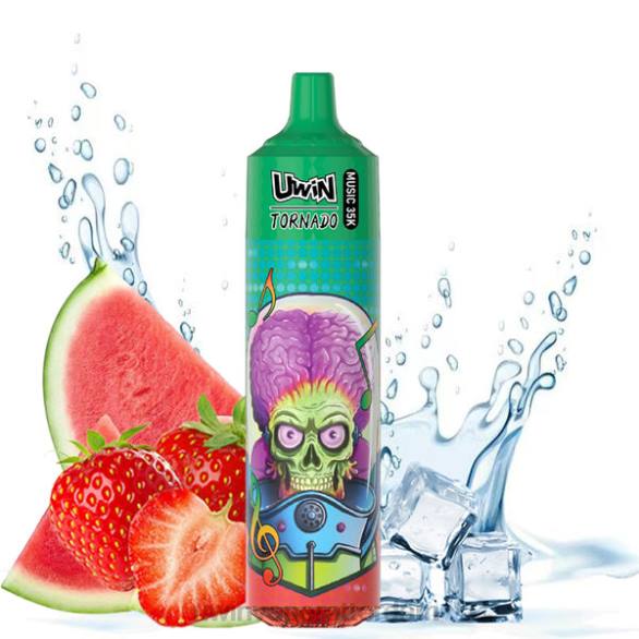 UWIN CRYSTAL 35k wegwerpdamp aardbei watermeloen 8X6018 - Uwin Vape Online