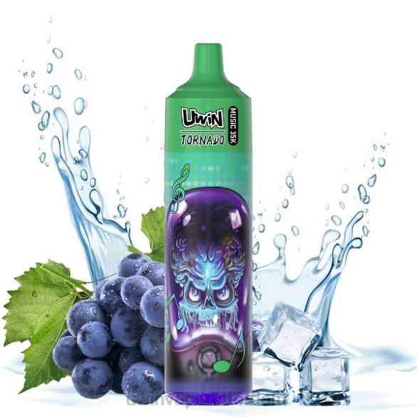 UWIN CRYSTAL 35k wegwerpdamp druiven ijs 8X6017 - Uwin Vape Kopen